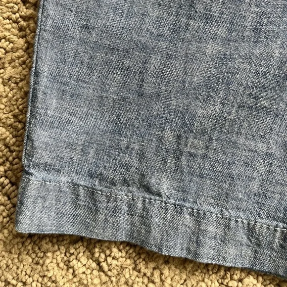 NWOT Lands End Chambray Shorts Denim color - Picture 6 of 13